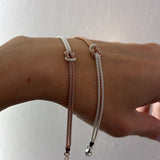 Bracciale nodo bicolor